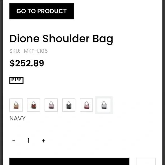 NWT MKF Dione Shoulder Bag - Picture 14 of 14